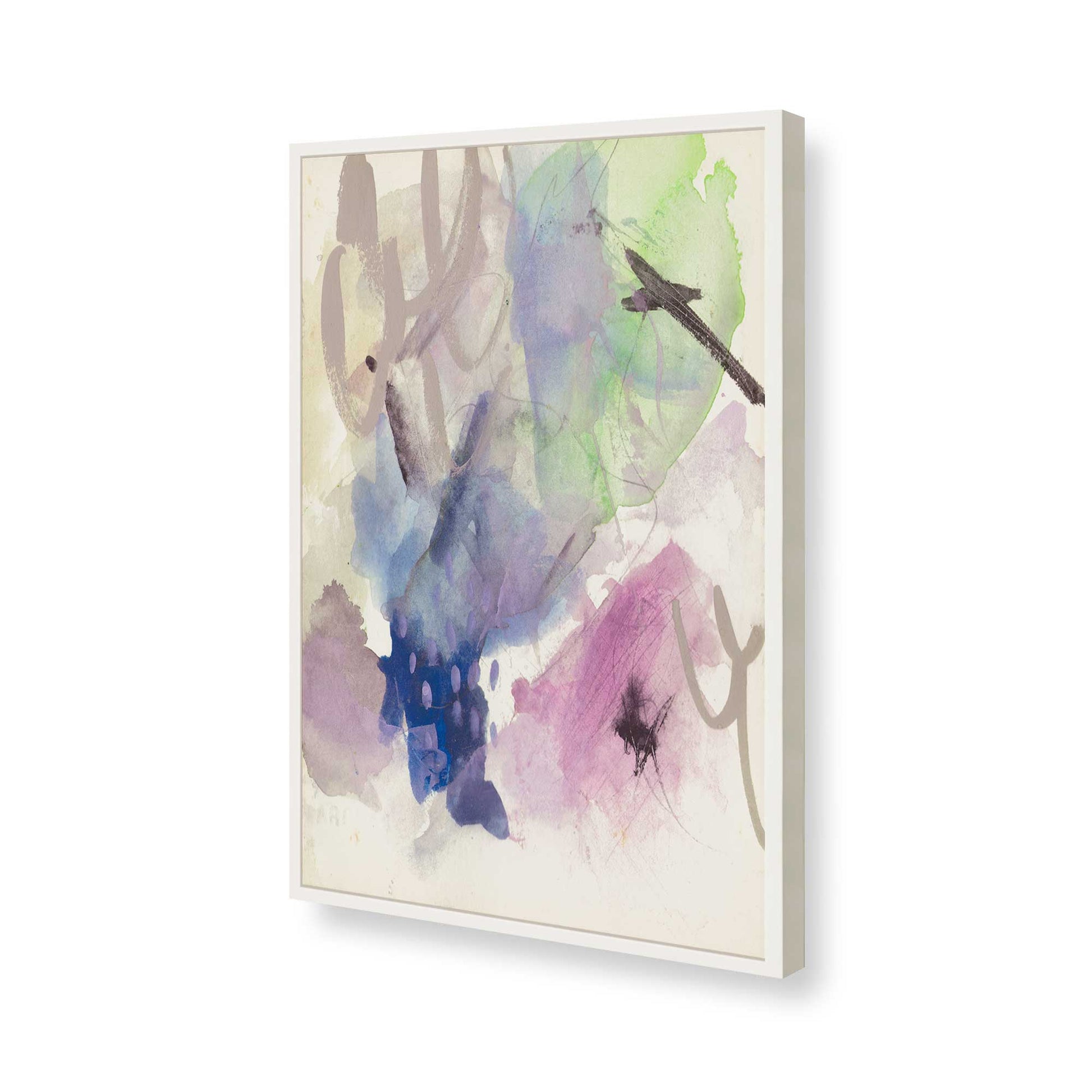 [Color:Opaque White], Picture of art in a Opaque White frame of the corner