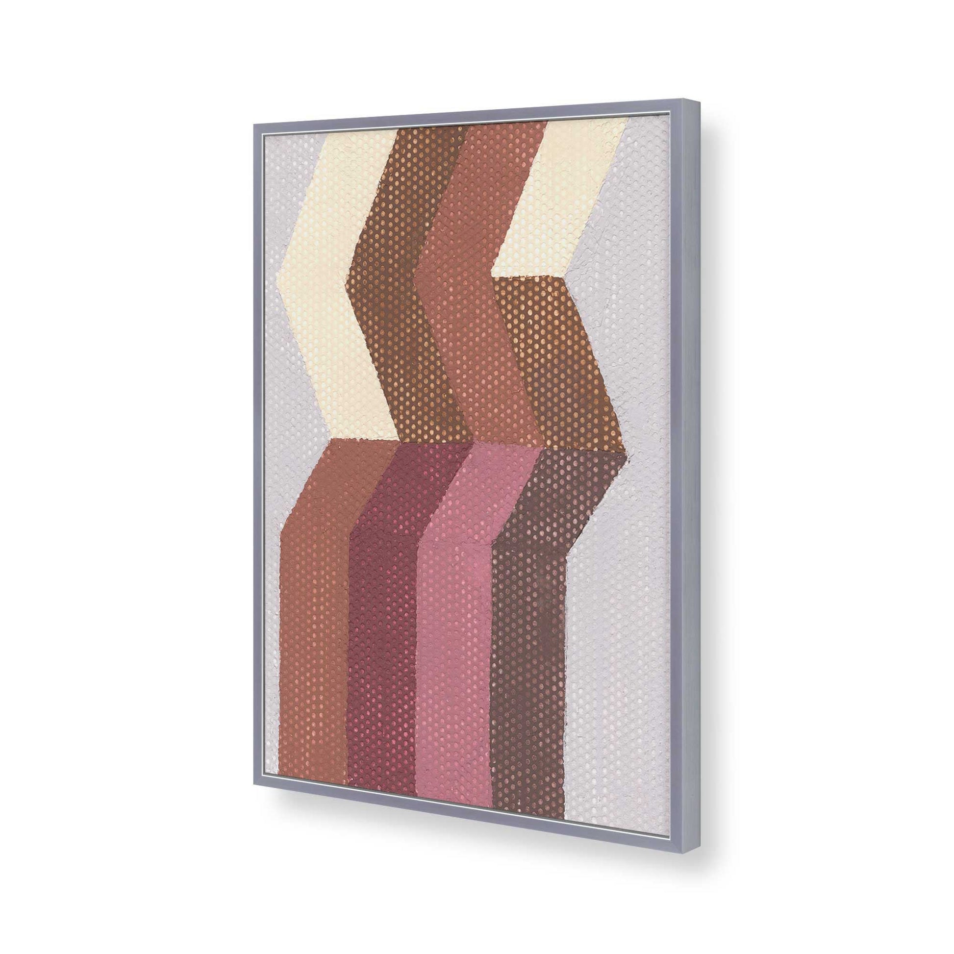 [Color:Polished Chrome], Picture of art in a Polished Chrome frame of the corner
