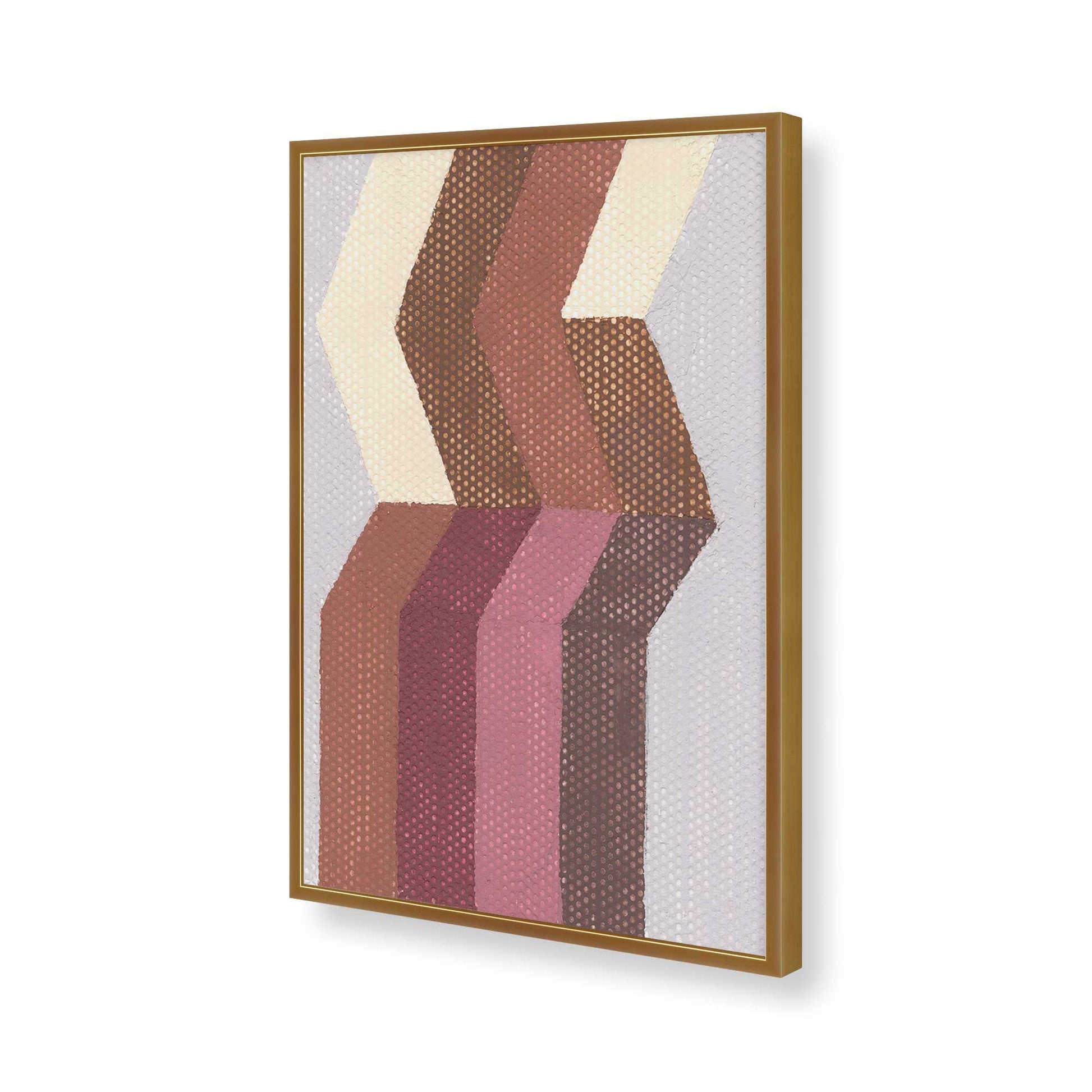 [Color:Polished Gold], Picture of art in a Polished Gold frame of the corner