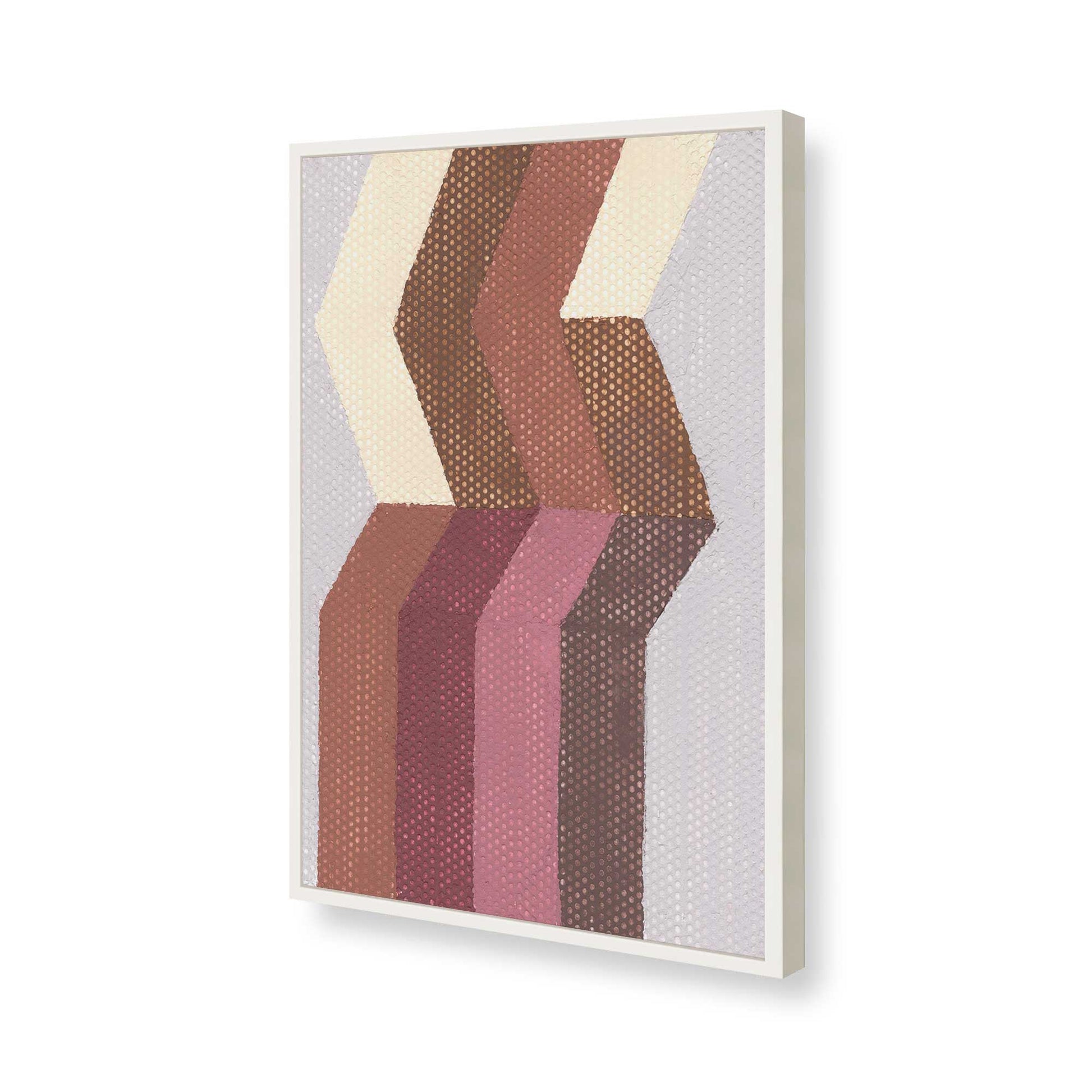 [Color:Opaque White], Picture of art in a Opaque White frame of the corner