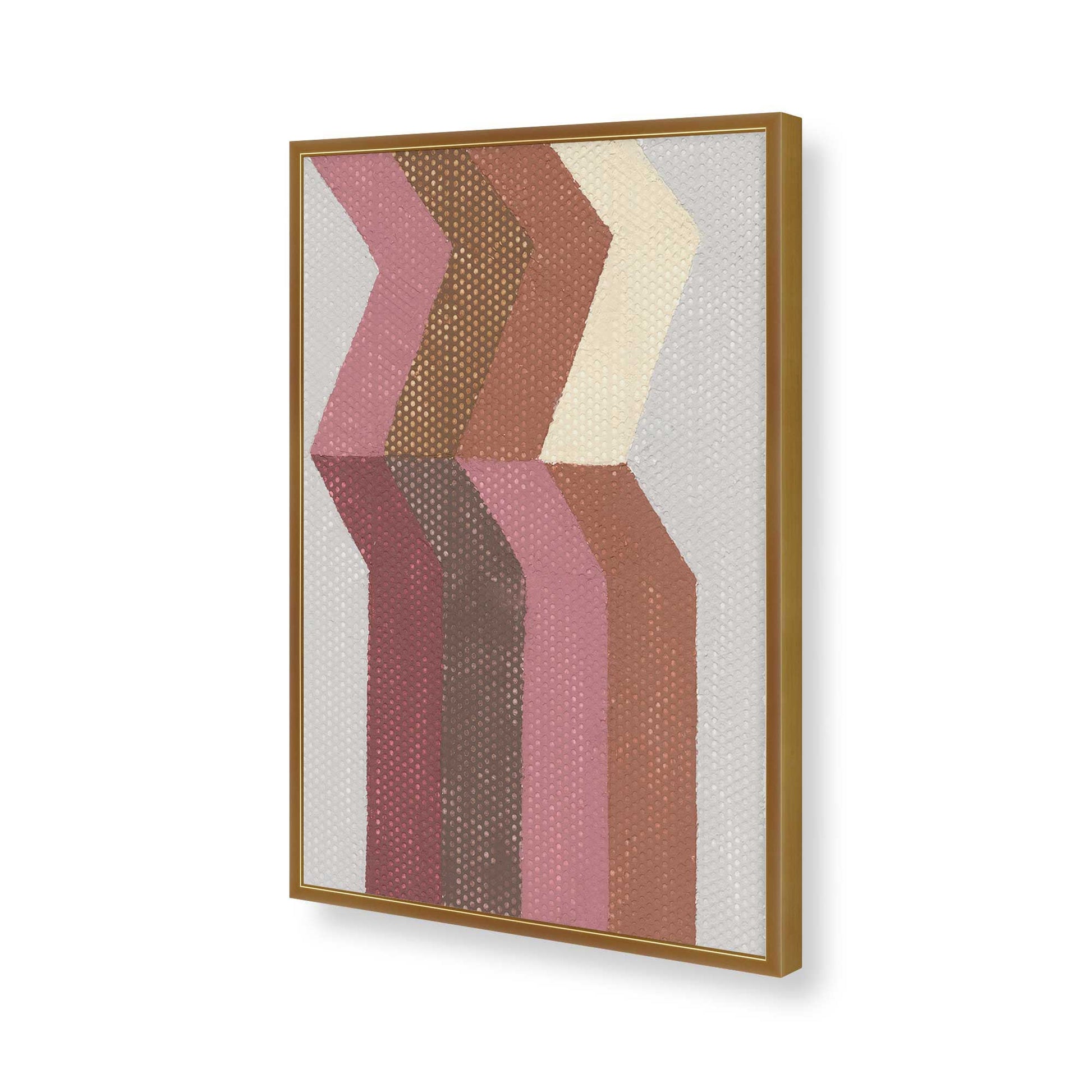 [Color:Polished Gold], Picture of art in a Polished Gold frame of the corner