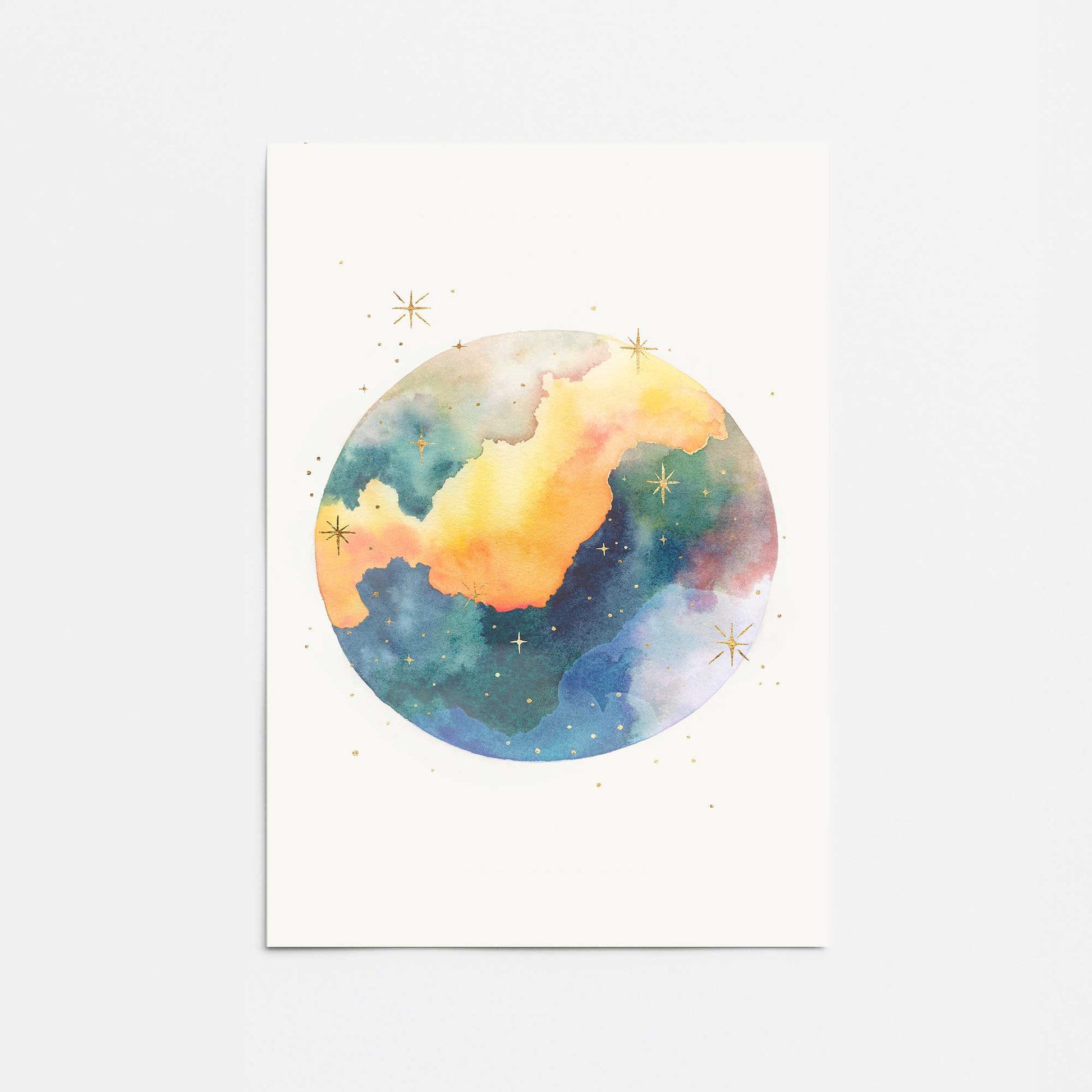 [Color:Rolled Print], Picture of close up of art