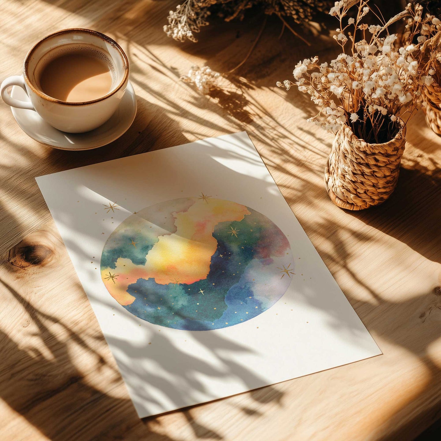 [Color:Rolled Print], Picture of close up of art