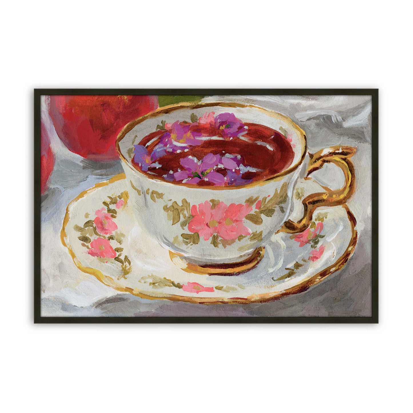 [Color:Satin Black], Picture of art in a Satin Black frame