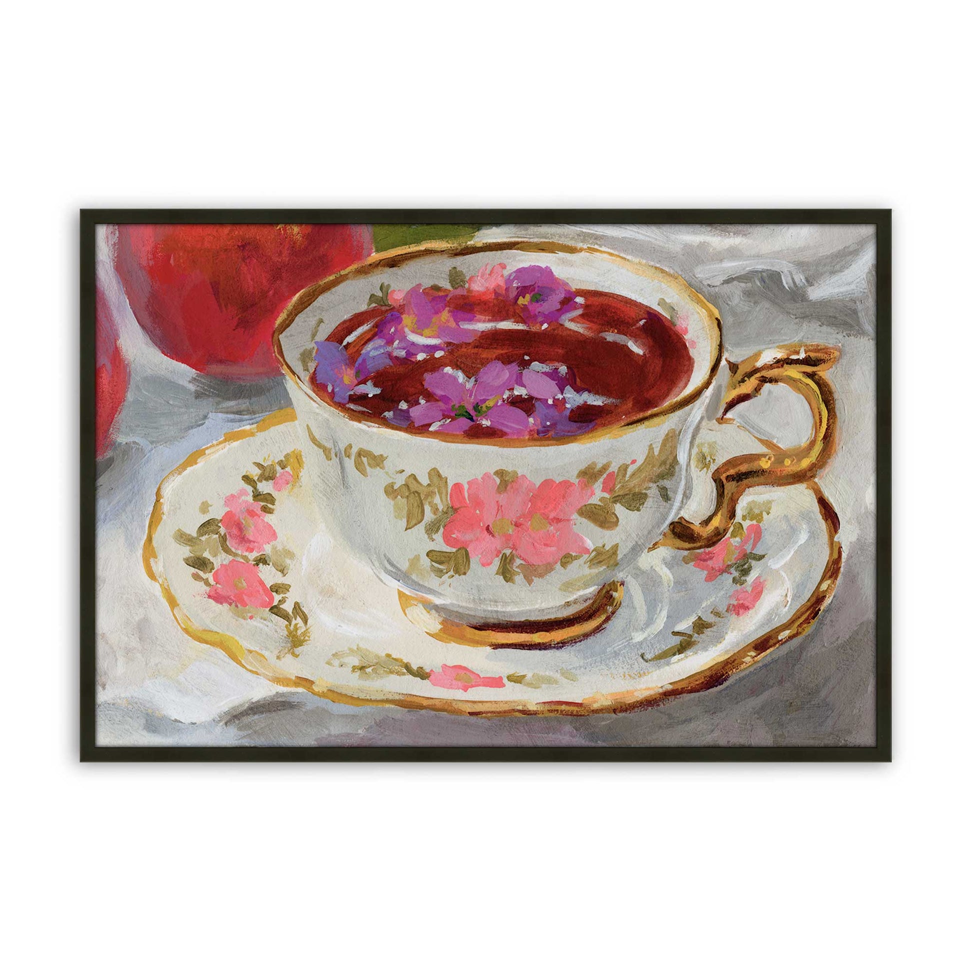 [Color:Satin Black], Picture of art in a Satin Black frame