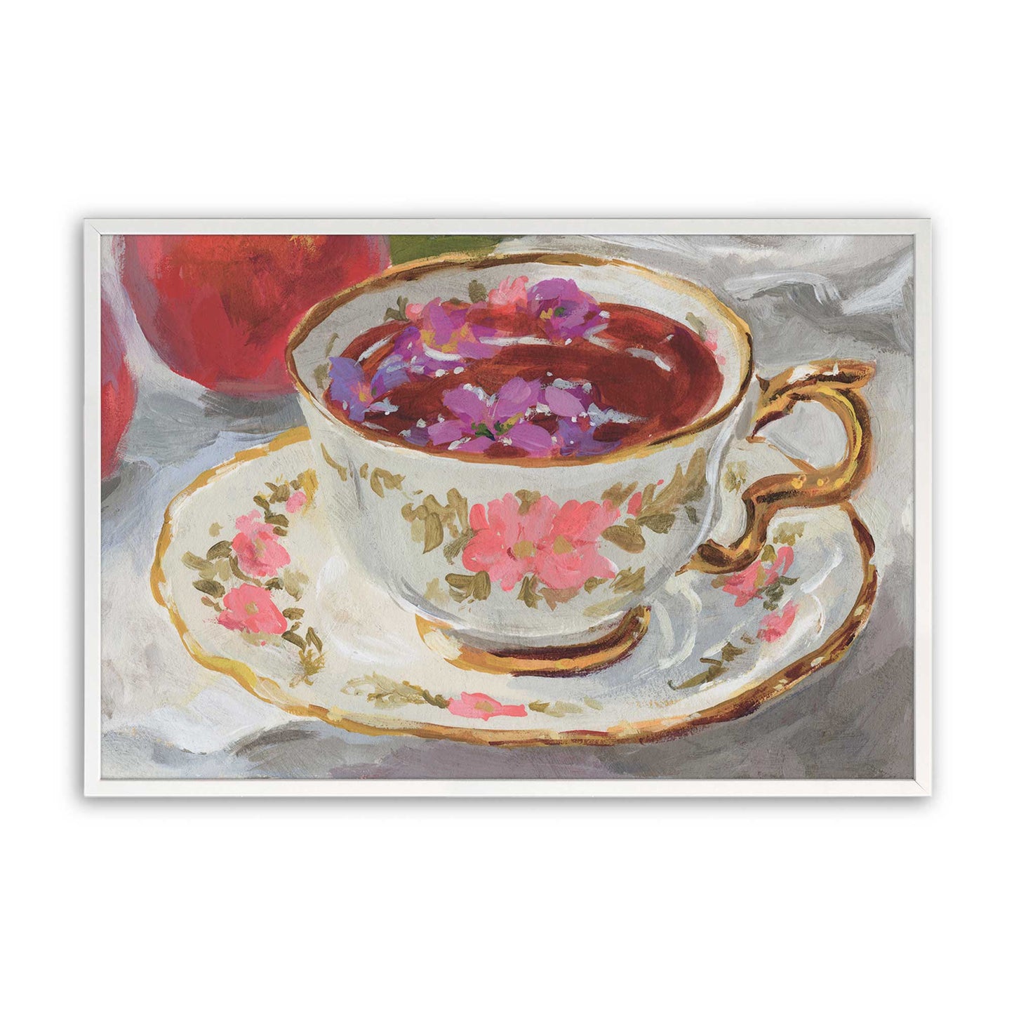 [Color:Opaque White], Picture of art in a Opaque White frame