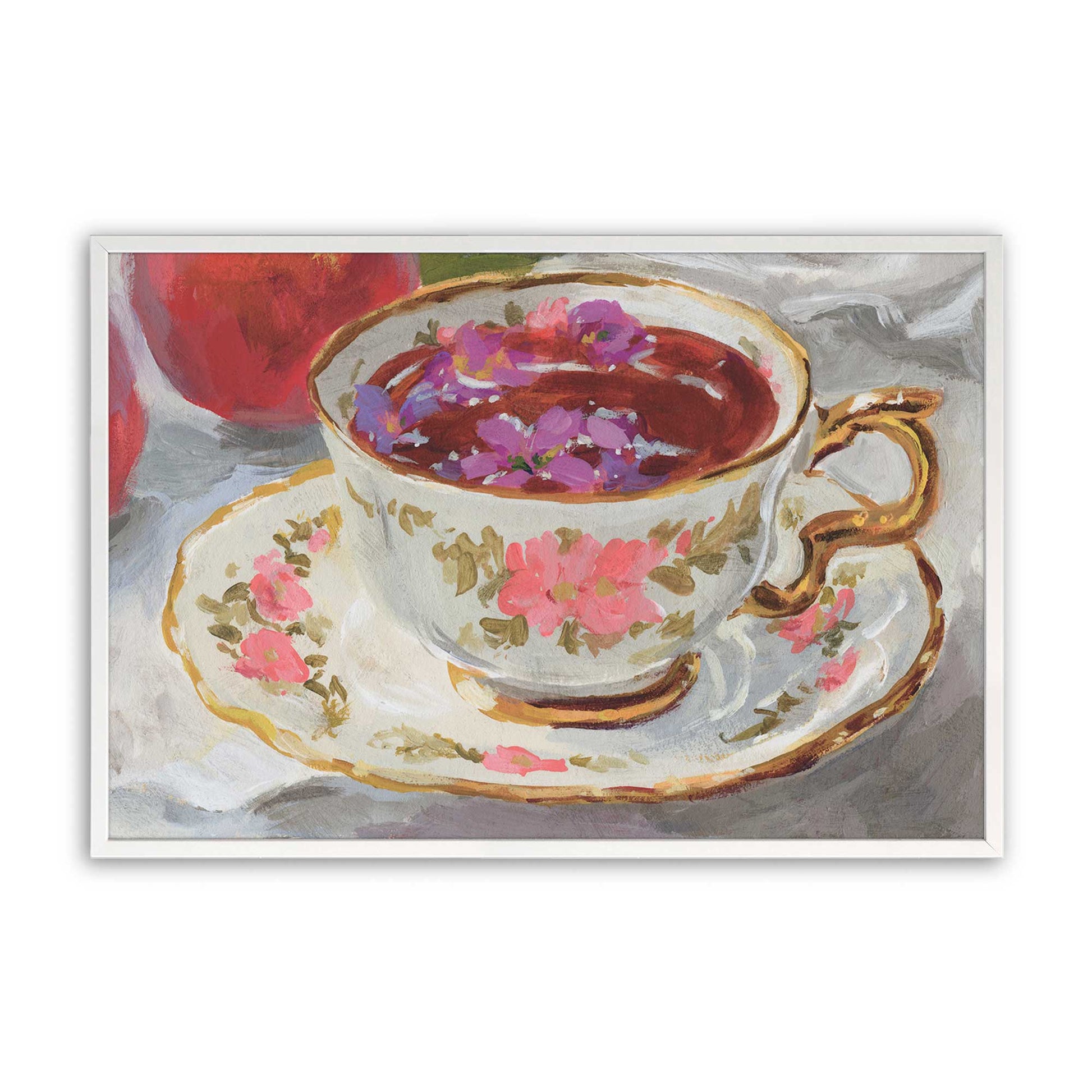 [Color:Opaque White], Picture of art in a Opaque White frame