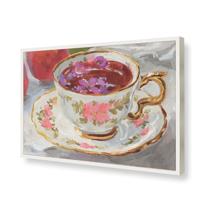 [Color:Opaque White], Picture of art in a Opaque White frame of the corner