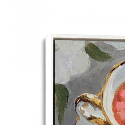 [Color:Opaque White], Picture of art in a White frame at an angle
