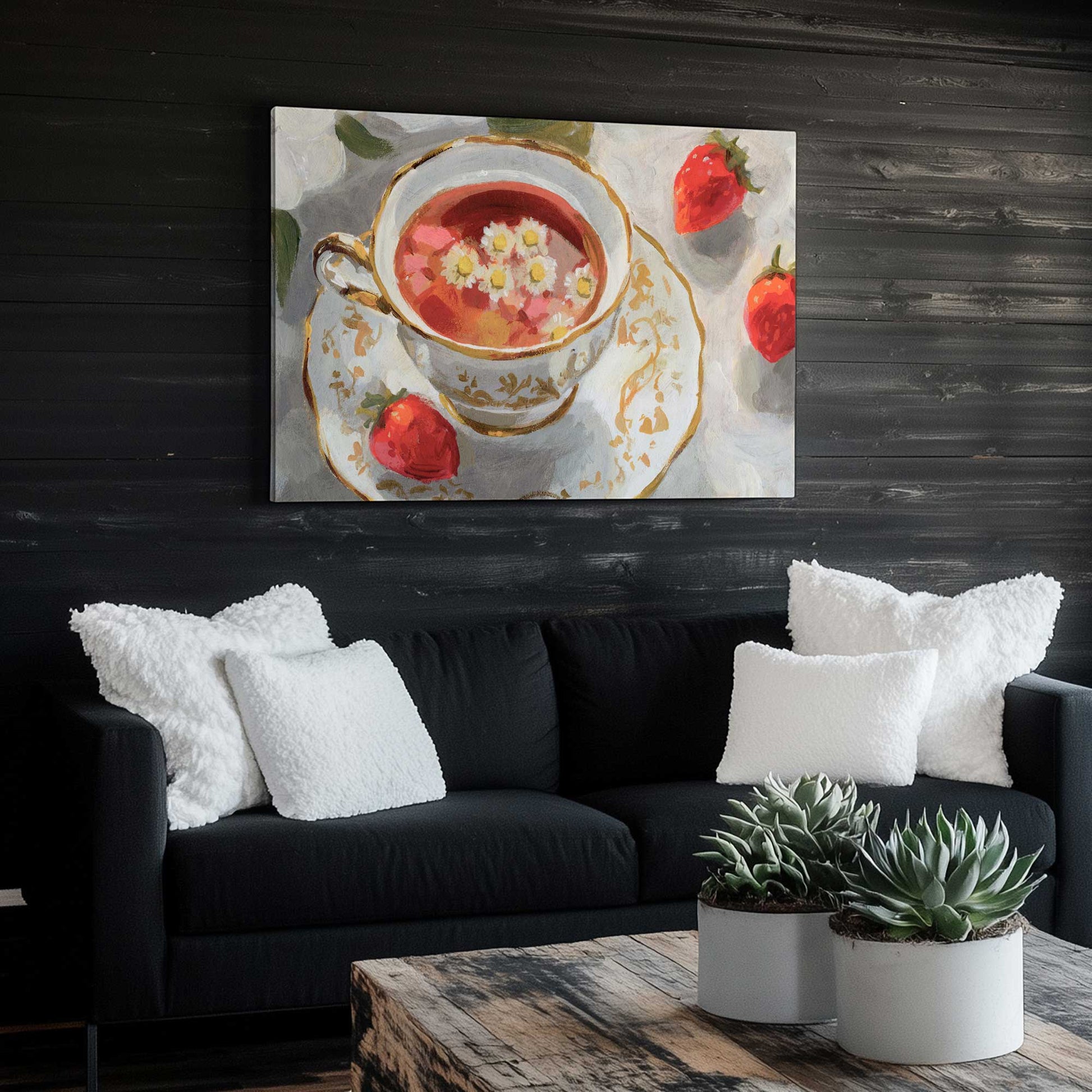 Picture of art in a room