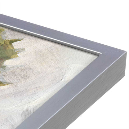 [Color:Polished Chrome], Picture of art in a Polished Chrome frame at an angle