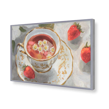 [Color:Polished Chrome], Picture of art in a Polished Chrome frame of the corner