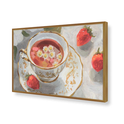 [Color:Polished Gold], Picture of art in a Polished Gold frame of the corner