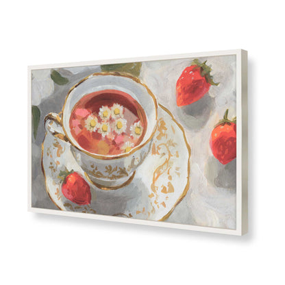 [Color:Opaque White], Picture of art in a Opaque White frame of the corner