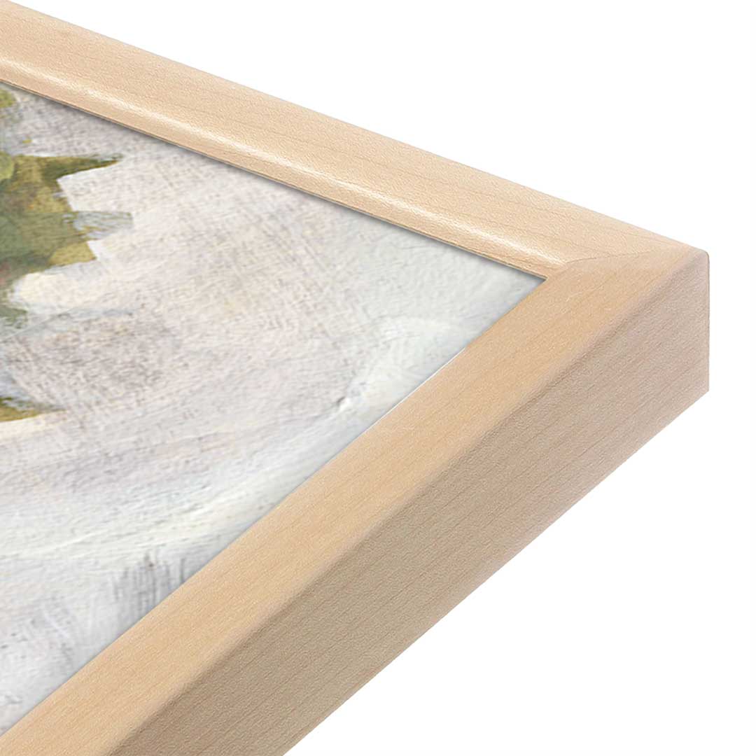 [Color:Raw Maple], Picture of art in a Raw Maple frame at an angle