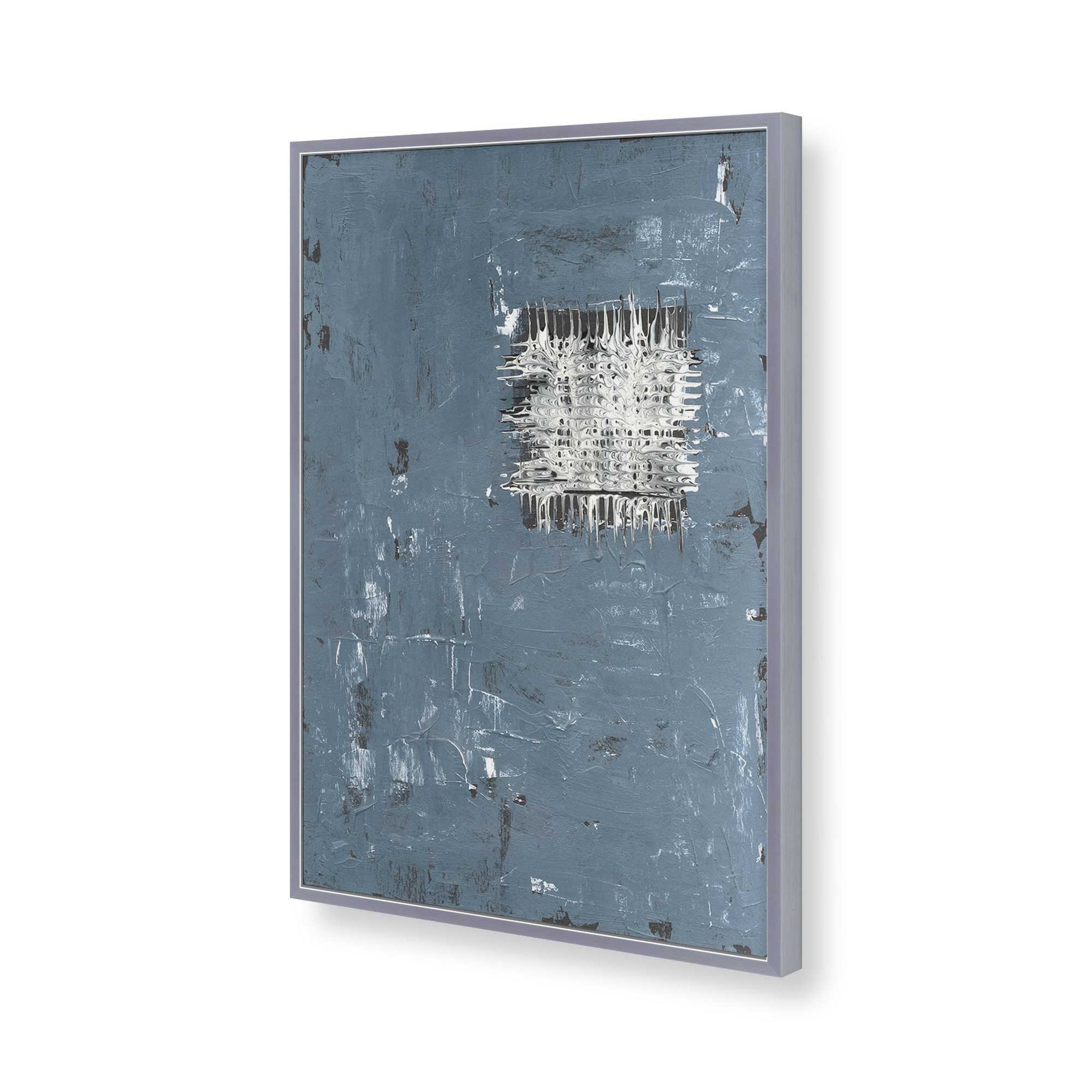 [Color:Polished Chrome], Picture of art in a Polished Chrome frame of the corner