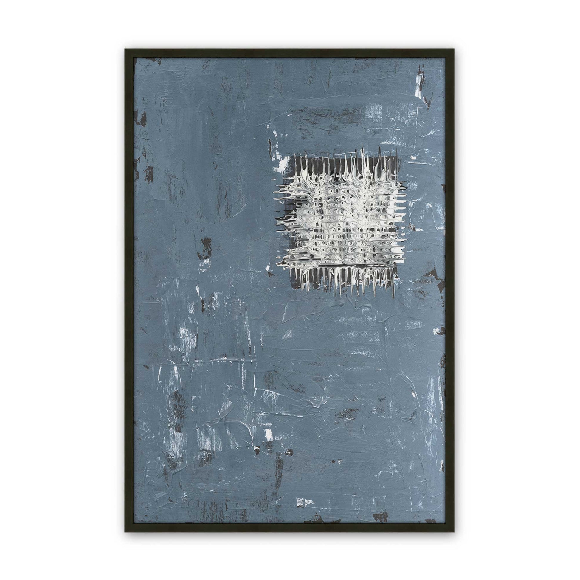 [Color:Satin Black], Picture of art in a Satin Black frame