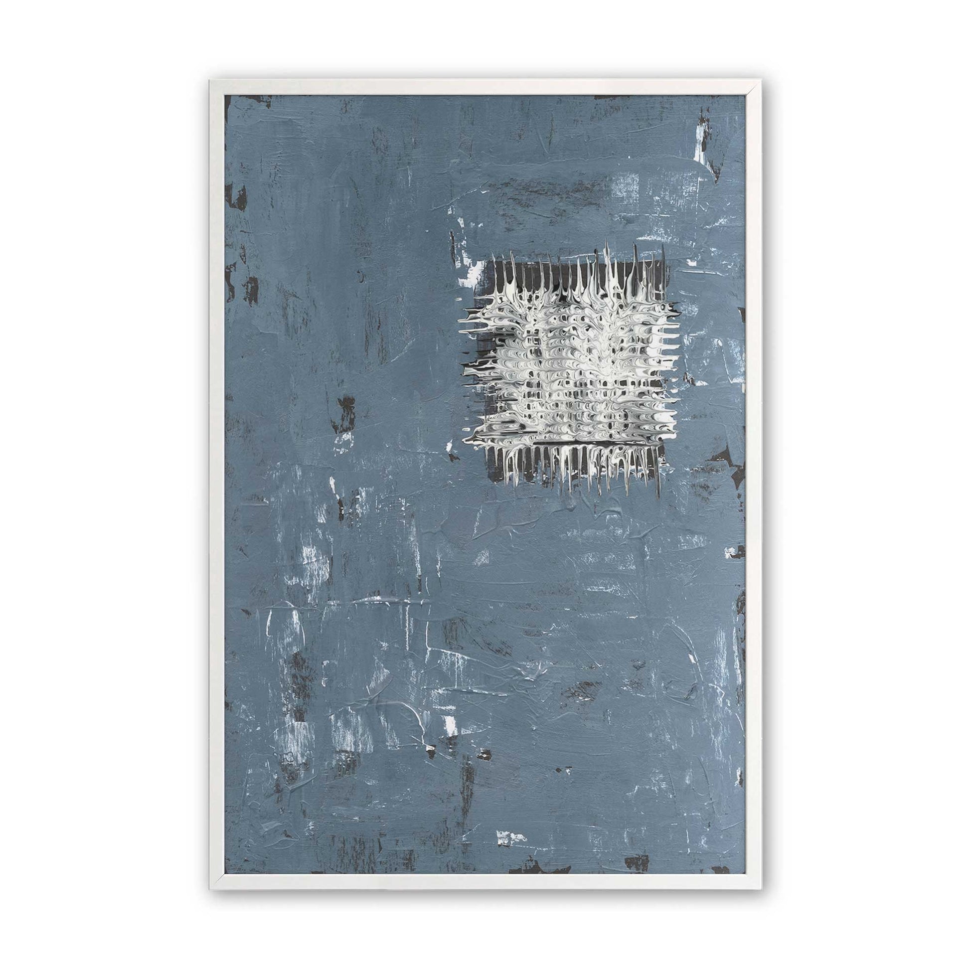 [Color:Opaque White], Picture of art in a Opaque White frame