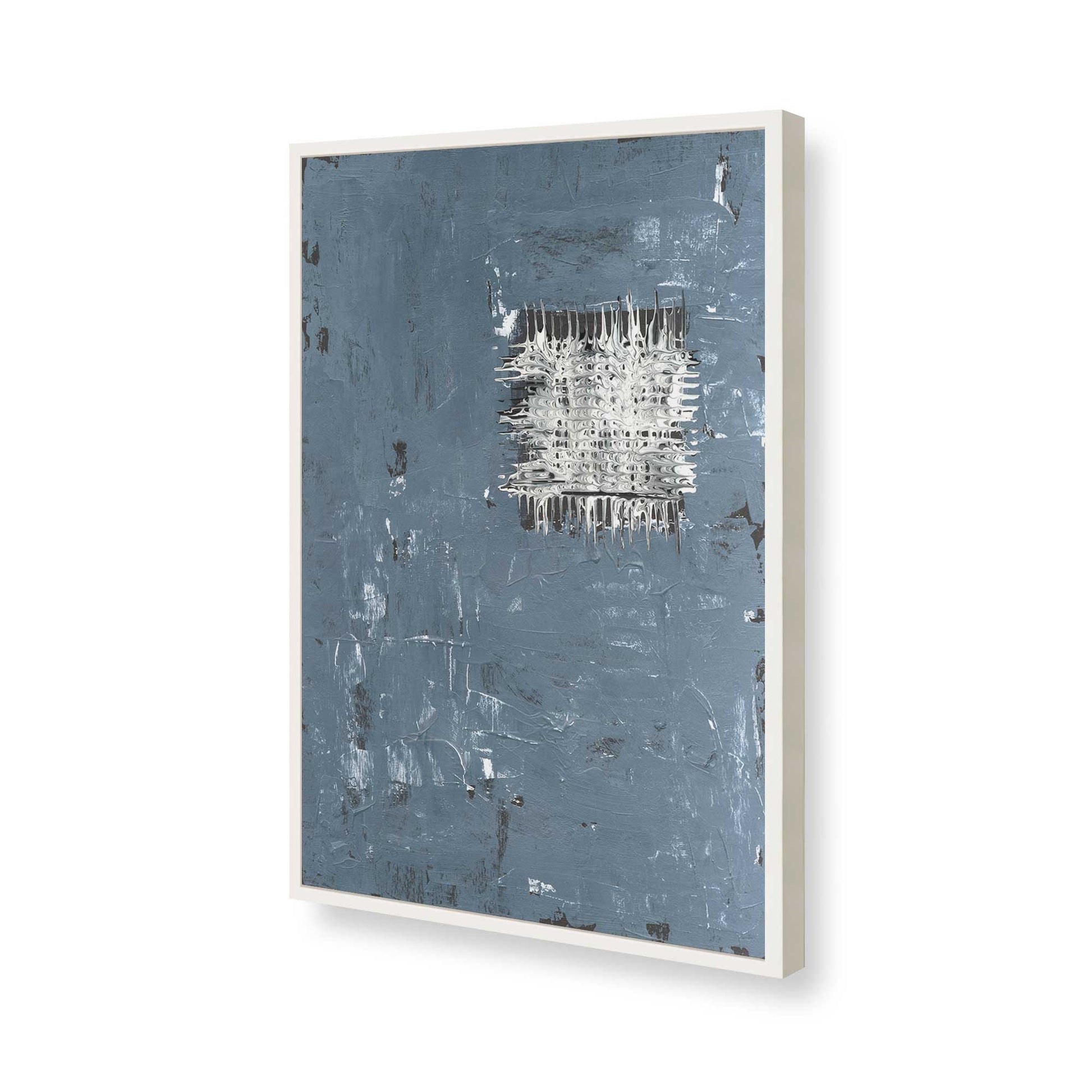 [Color:Opaque White], Picture of art in a Opaque White frame of the corner