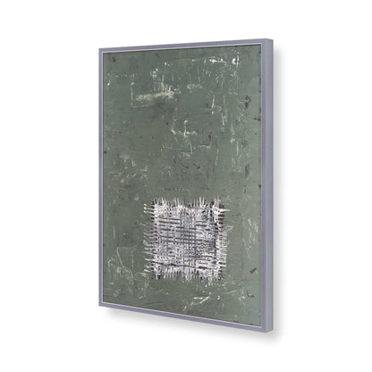[Color:Polished Chrome], Picture of art in a Polished Chrome frame of the corner