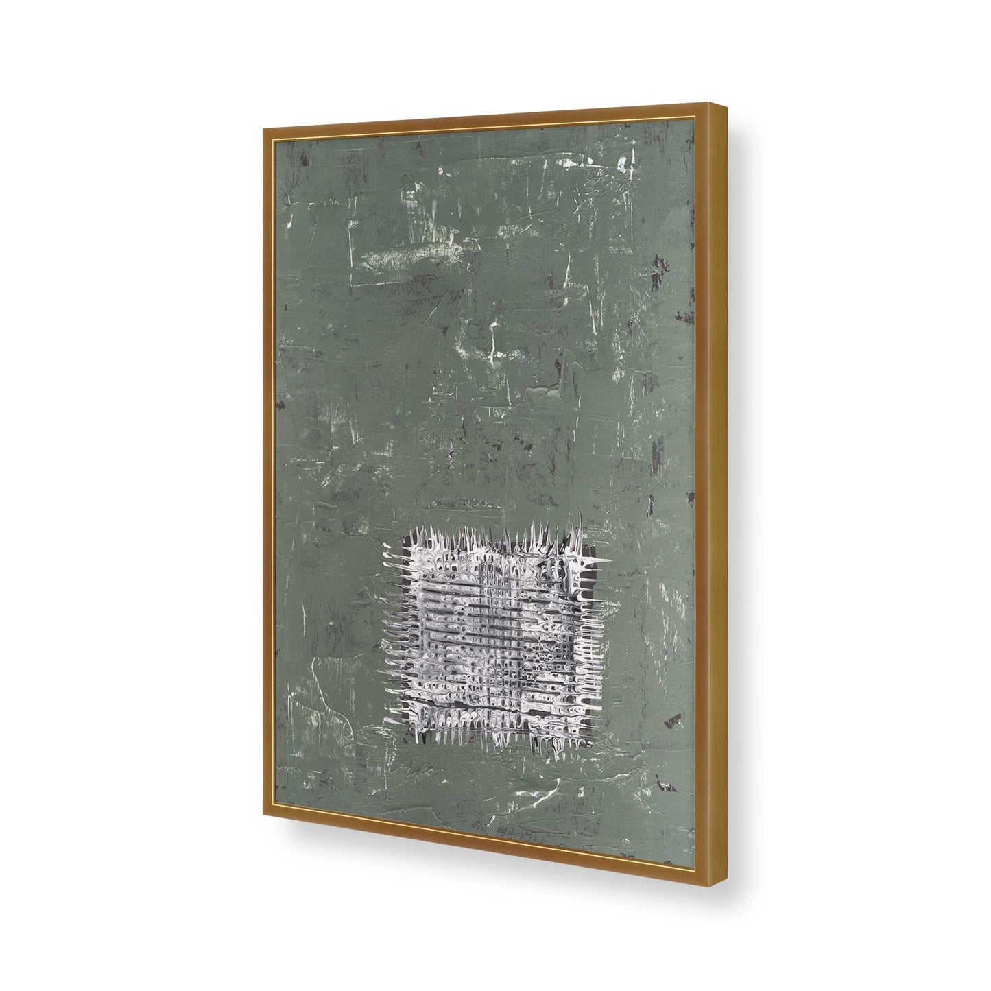 [Color:Polished Gold], Picture of art in a Polished Gold frame of the corner