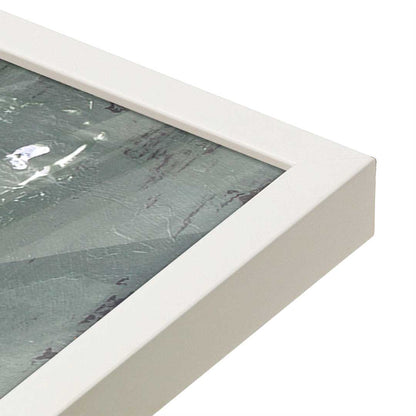 [Color:Opaque White], Picture of art in a Opaque White frame at an angle
