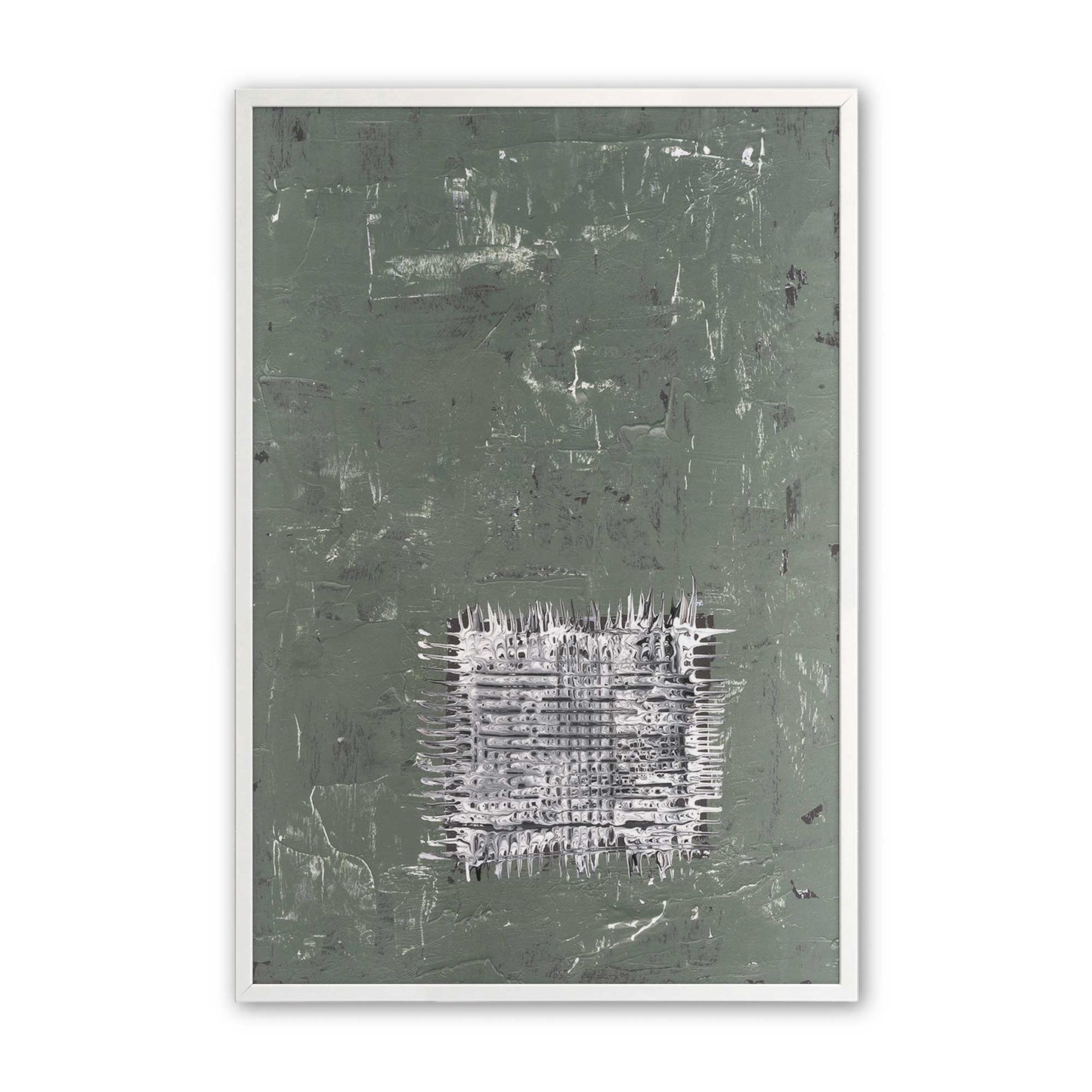 [Color:Opaque White], Picture of art in a Opaque White frame