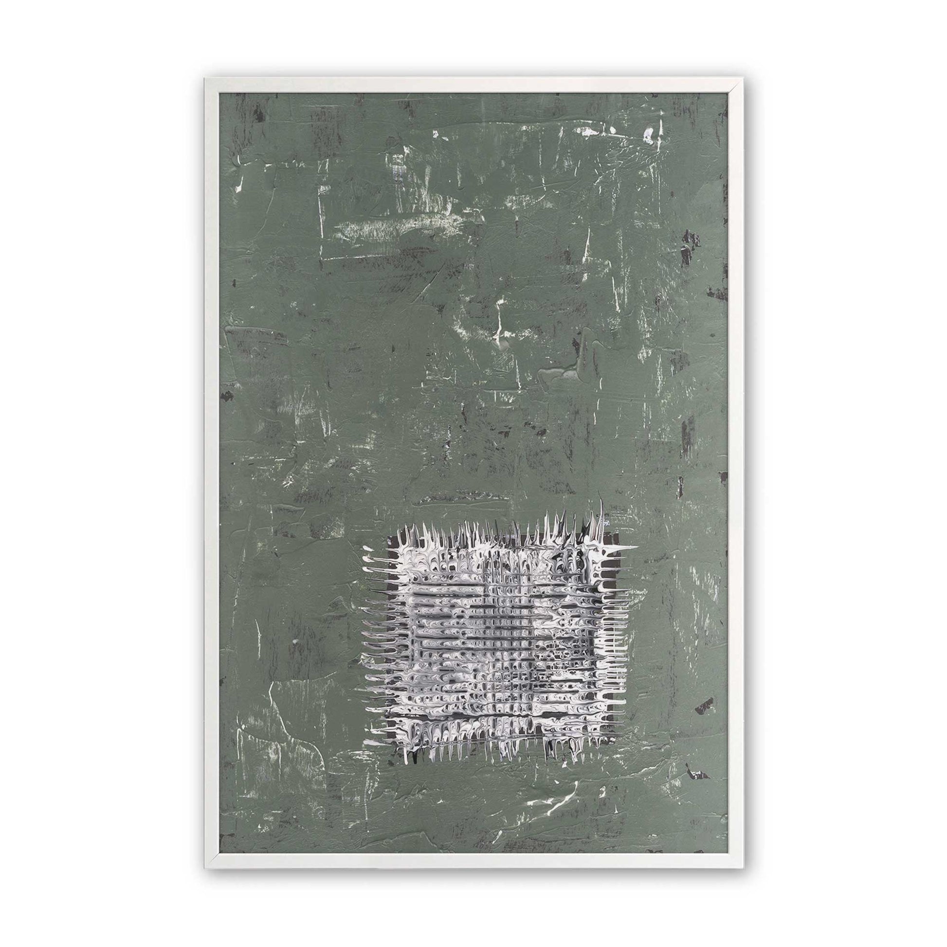[Color:Opaque White], Picture of art in a Opaque White frame