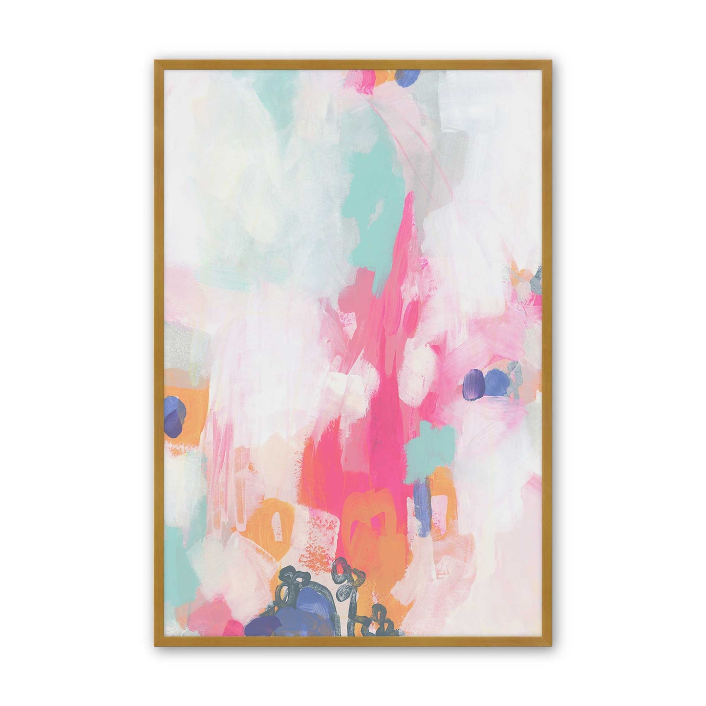 [Color:Polished Gold], Picture of art in a Polished Gold frame