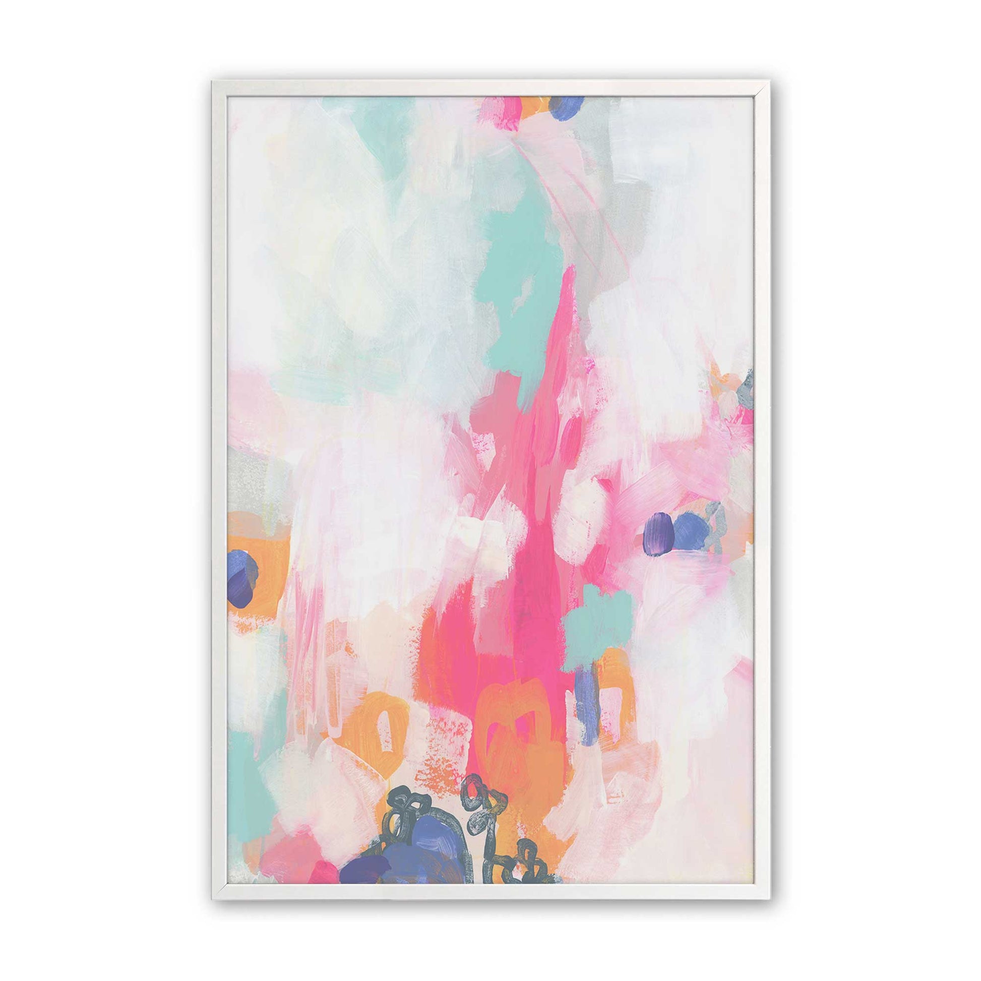 [Color:Opaque White], Picture of art in a Opaque White frame