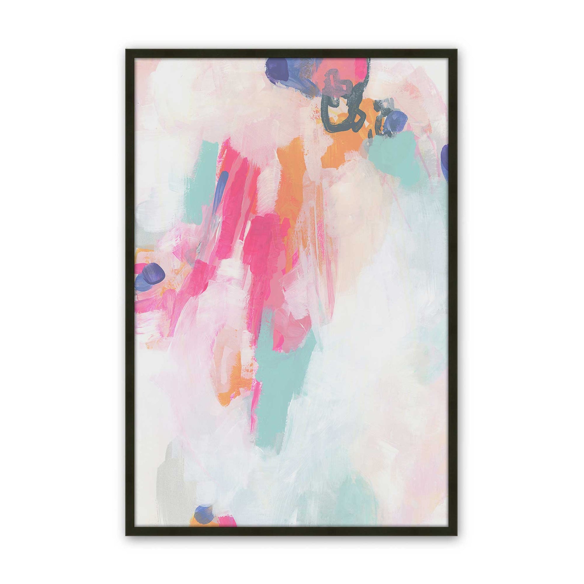 [Color:Satin Black], Picture of art in a Satin Black frame