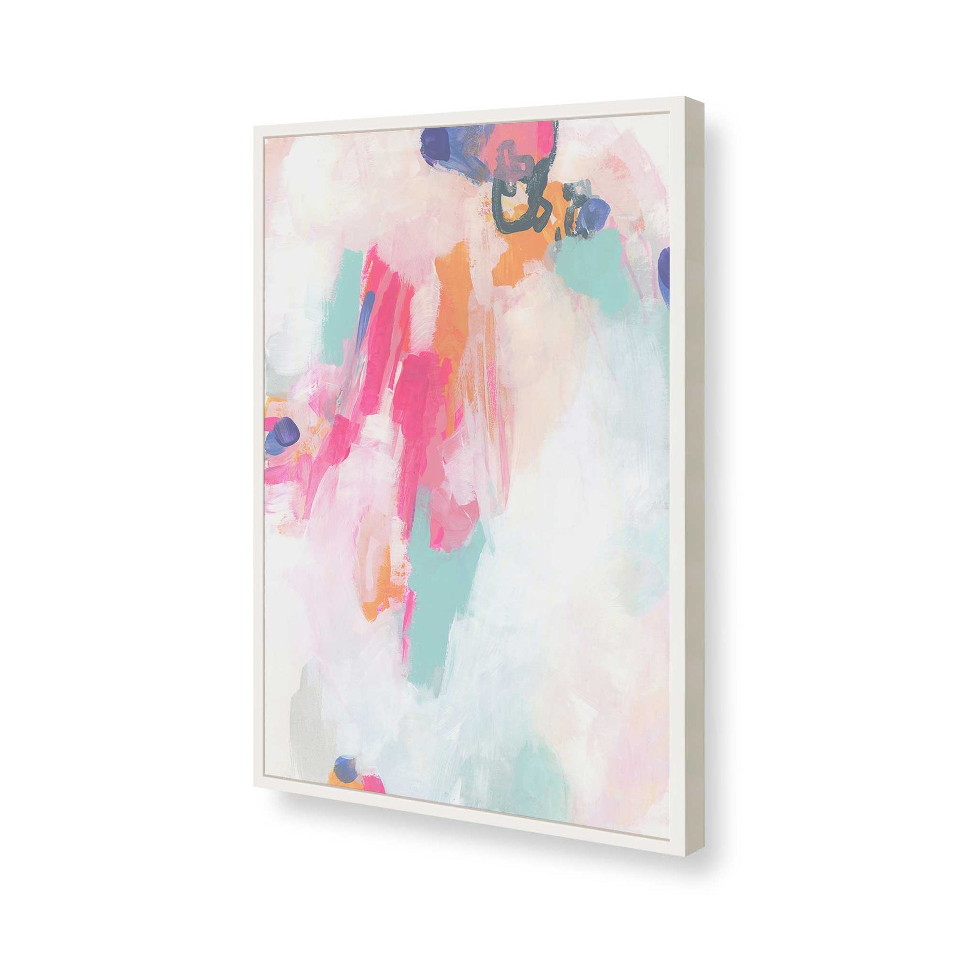 [Color:Opaque White], Picture of art in a Opaque White frame of the corner