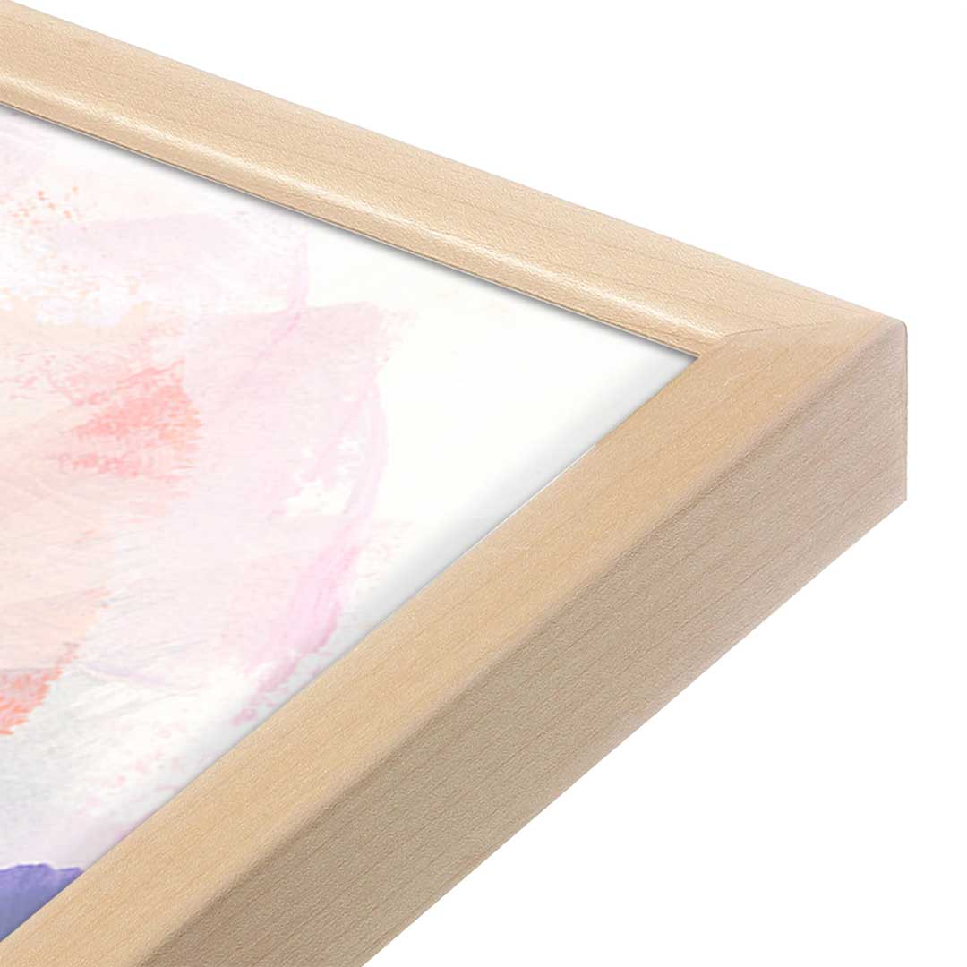 [Color:Raw Maple], Picture of art in a Raw Maple frame at an angle