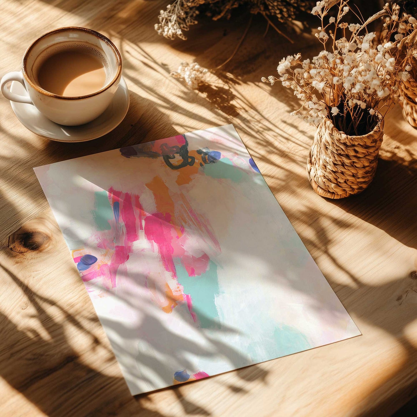 [Color:Rolled Print], Picture of close up of art