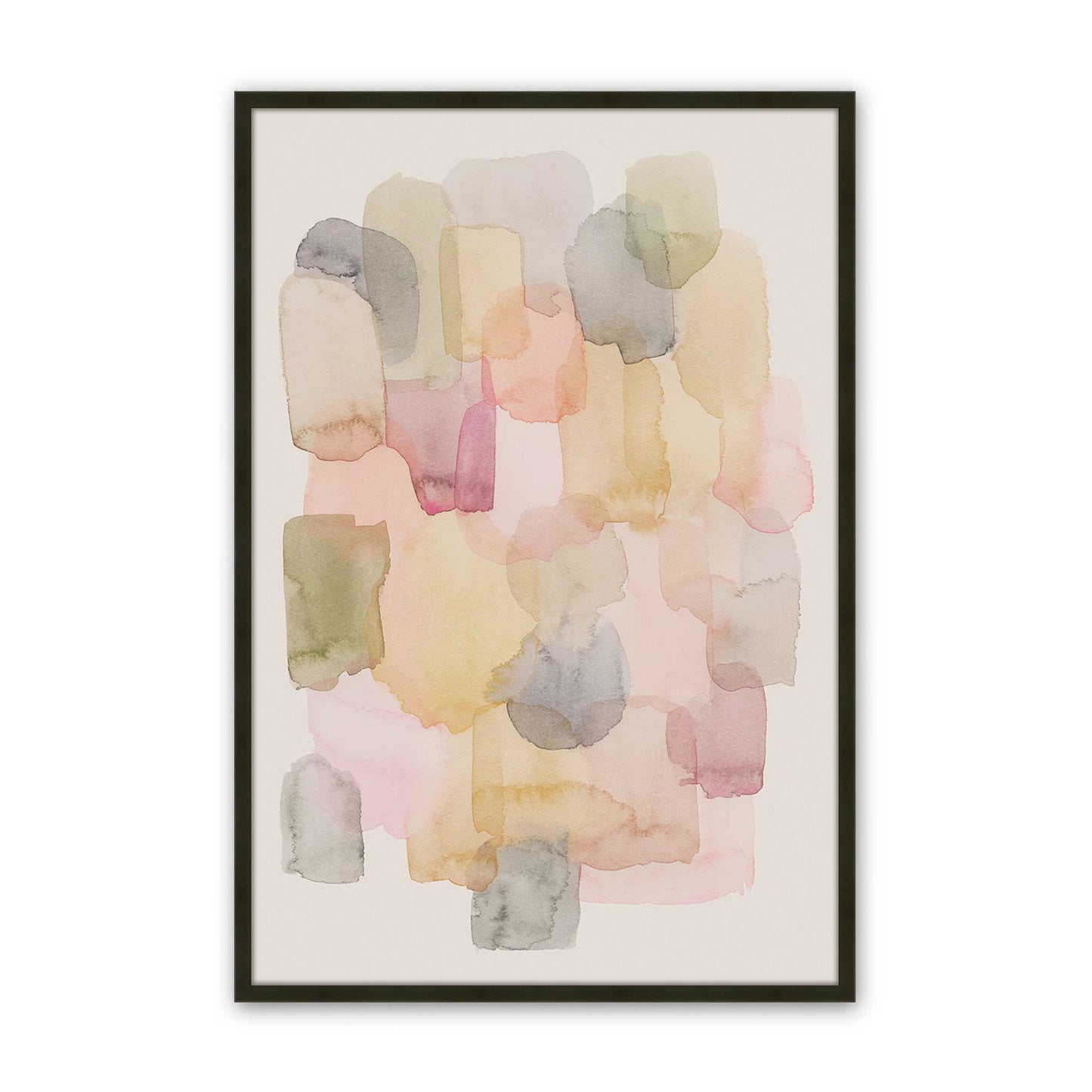 [Color:Satin Black], Picture of art in a Satin Black frame