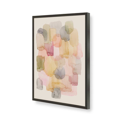 [Color:Satin Black], Picture of art in a Satin Black frame of the corner