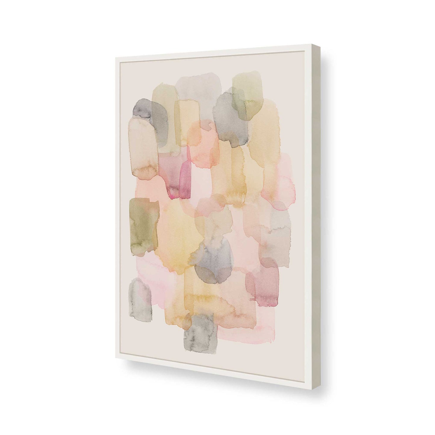 [Color:Opaque White], Picture of art in a Opaque White frame of the corner