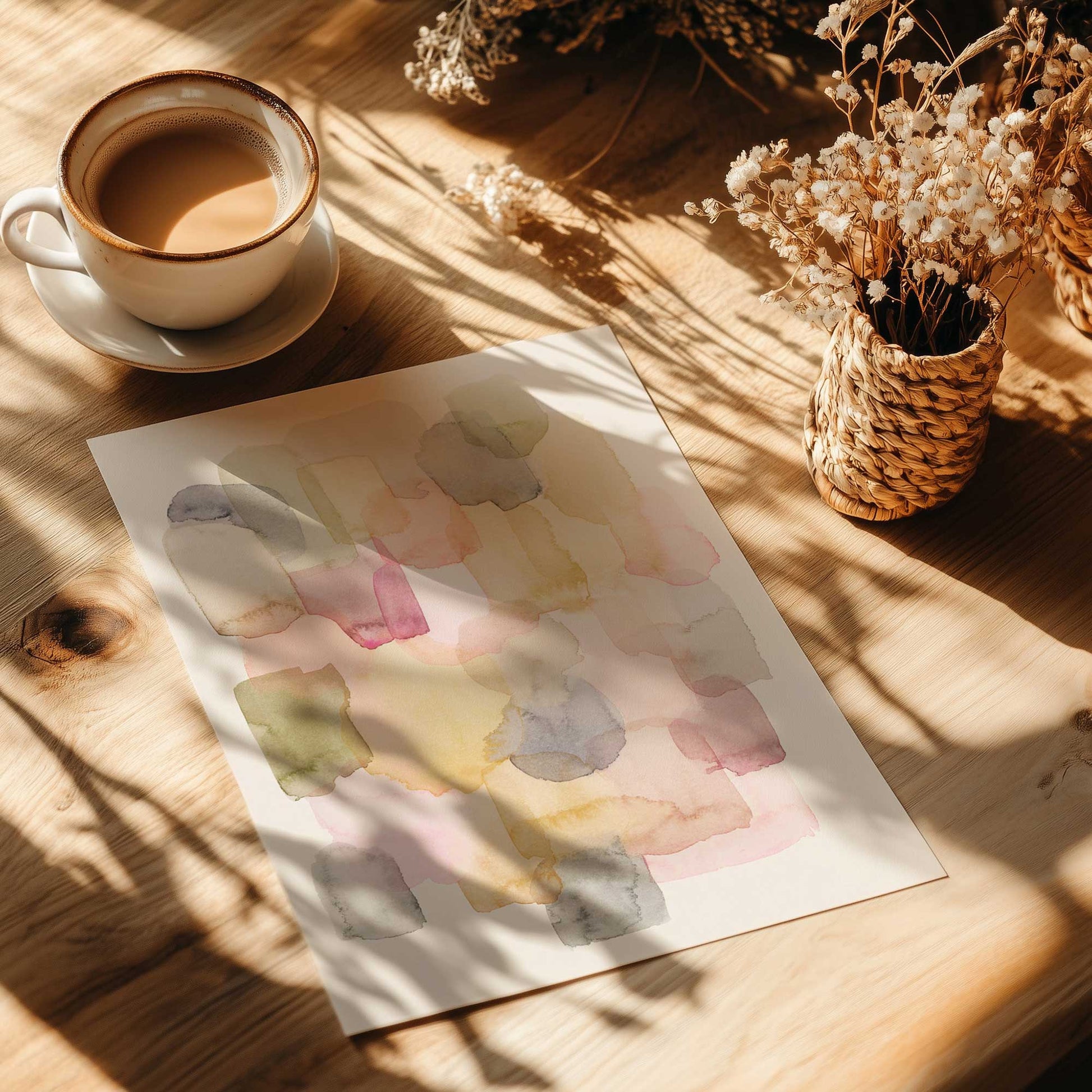 [Color:Rolled Print], Picture of close up of art