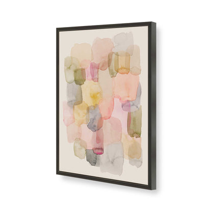 [Color:Satin Black], Picture of art in a Satin Black frame of the corner