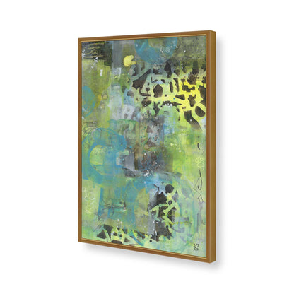 [Color:Polished Gold], Picture of art in a Polished Gold frame of the corner