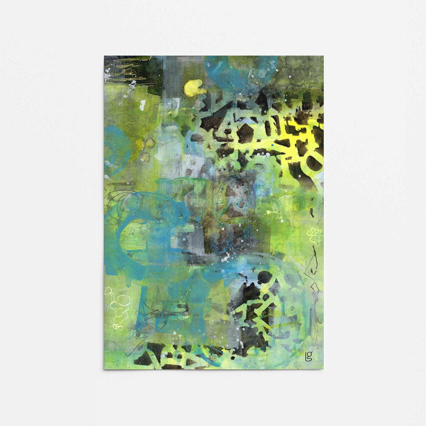 [Color:Rolled Print], Picture of close up of art