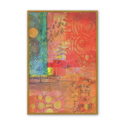 [Color:Polished Gold], Picture of art in a Polished Gold frame