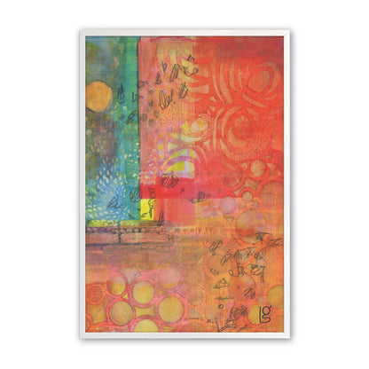 [Color:Opaque White], Picture of art in a Opaque White frame