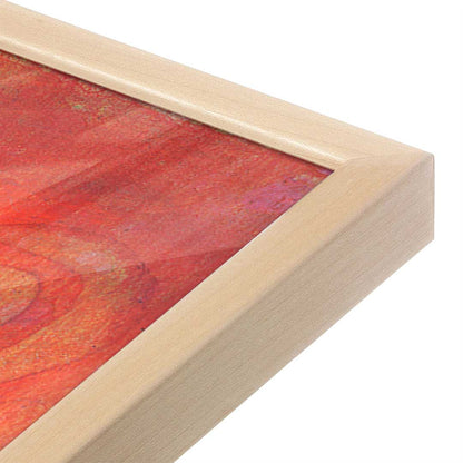 [Color:Raw Maple], Picture of art in a Raw Maple frame at an angle