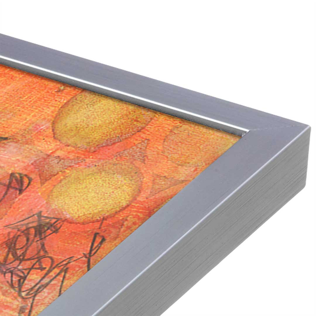 [Color:Polished Chrome], Picture of art in a Polished Chrome frame at an angle