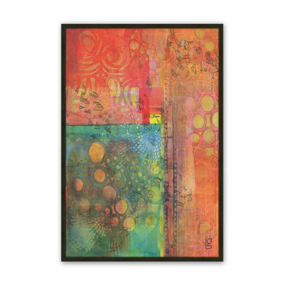 [Color:Satin Black], Picture of art in a Satin Black frame