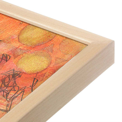 [Color:Raw Maple], Picture of art in a Raw Maple frame at an angle