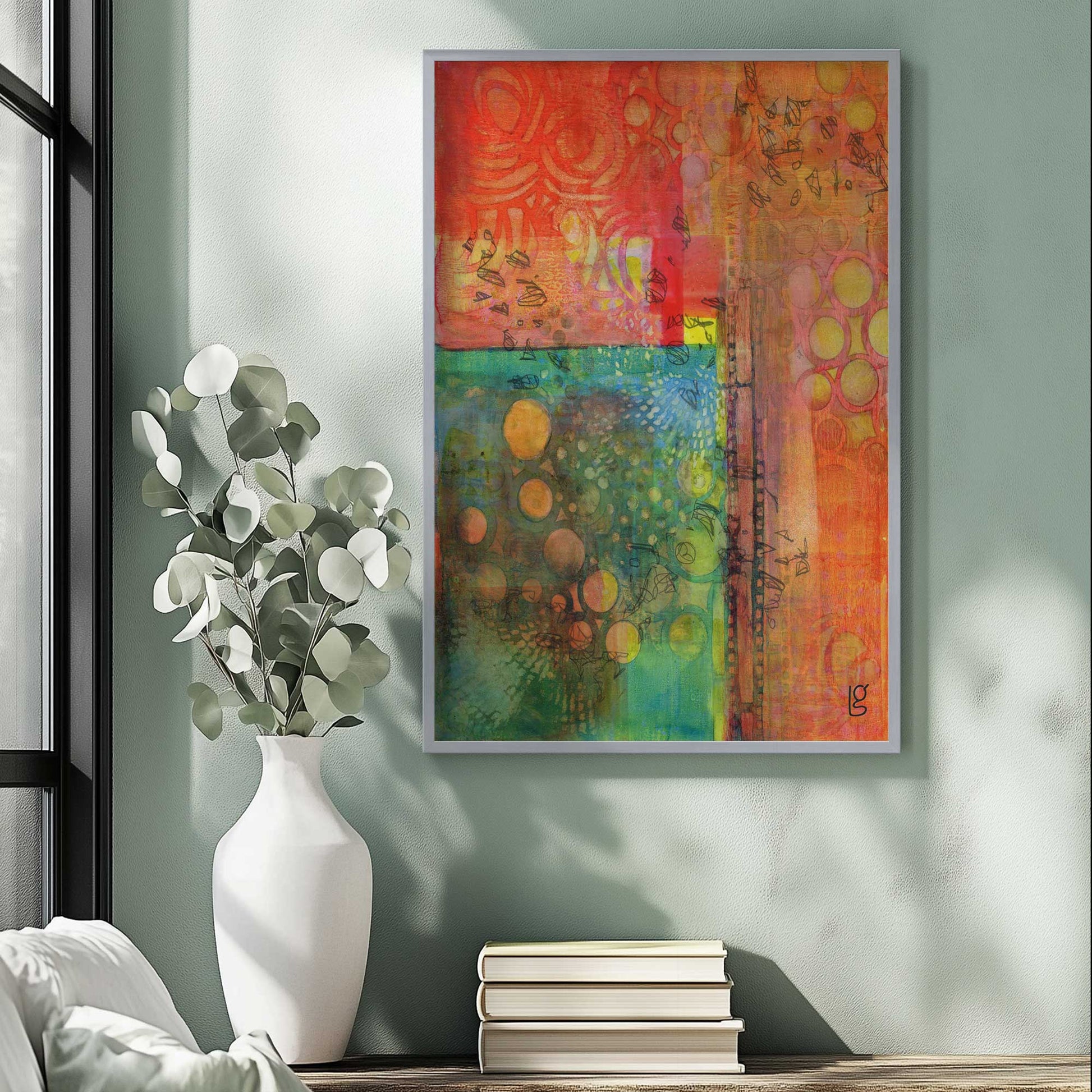 Picture of art in a room