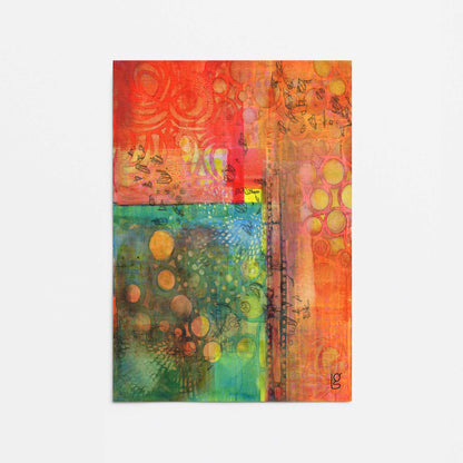 [Color:Rolled Print], Picture of close up of art