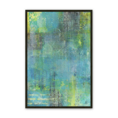 [Color:Satin Black], Picture of art in a Satin Black frame